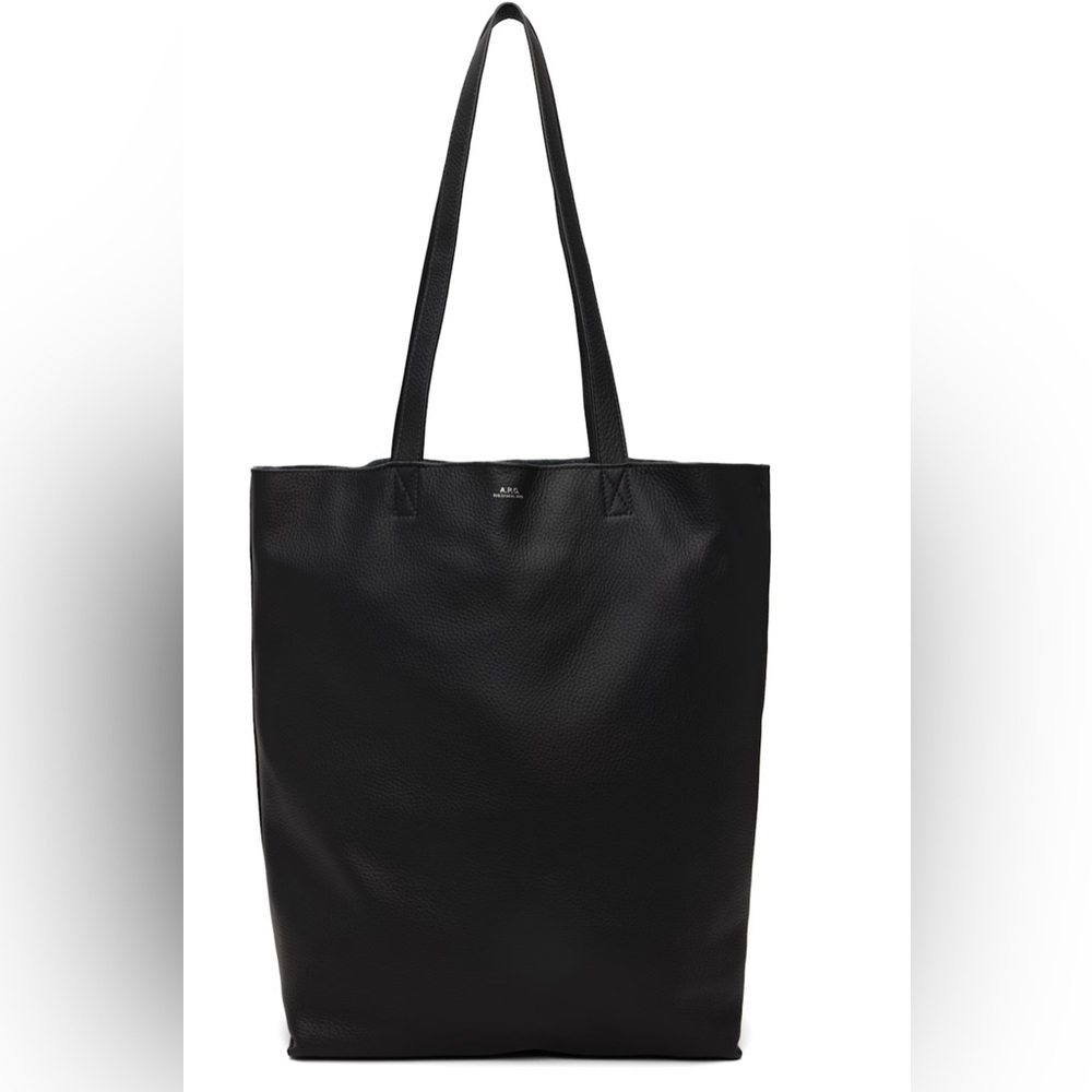 A.P.C. Black “Maiko” Leather Tote Bag - Picture 3 of 10